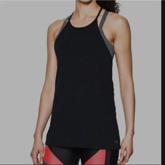 Under Armour Tops Womens Under Armour Threadborne Black High